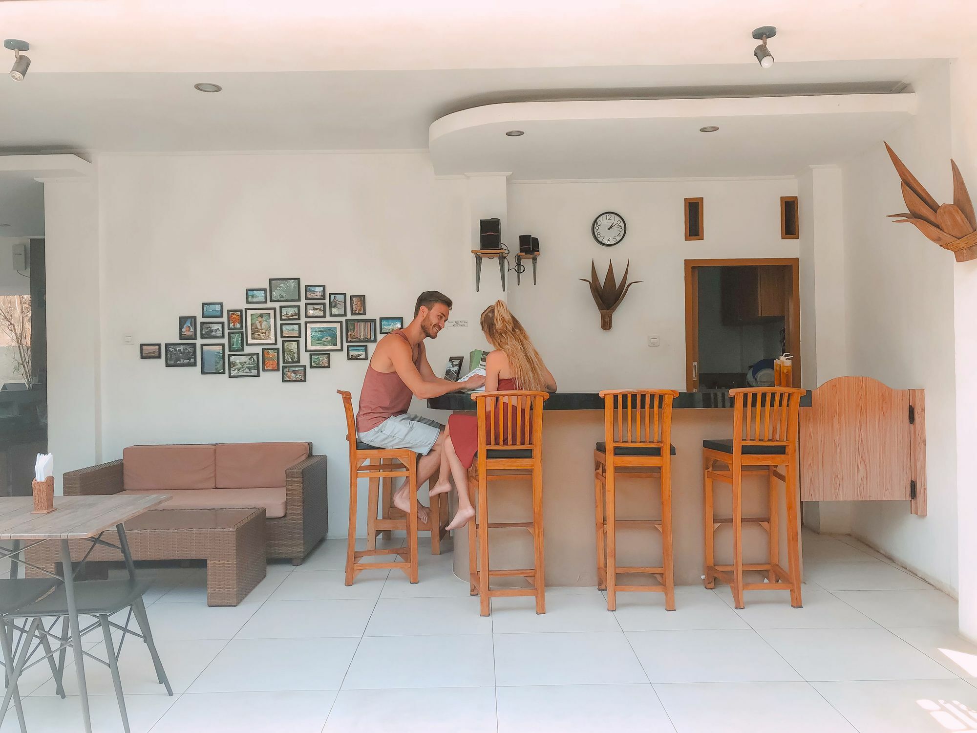 Teras Lombok Bungalow Senggigi Bagian luar foto