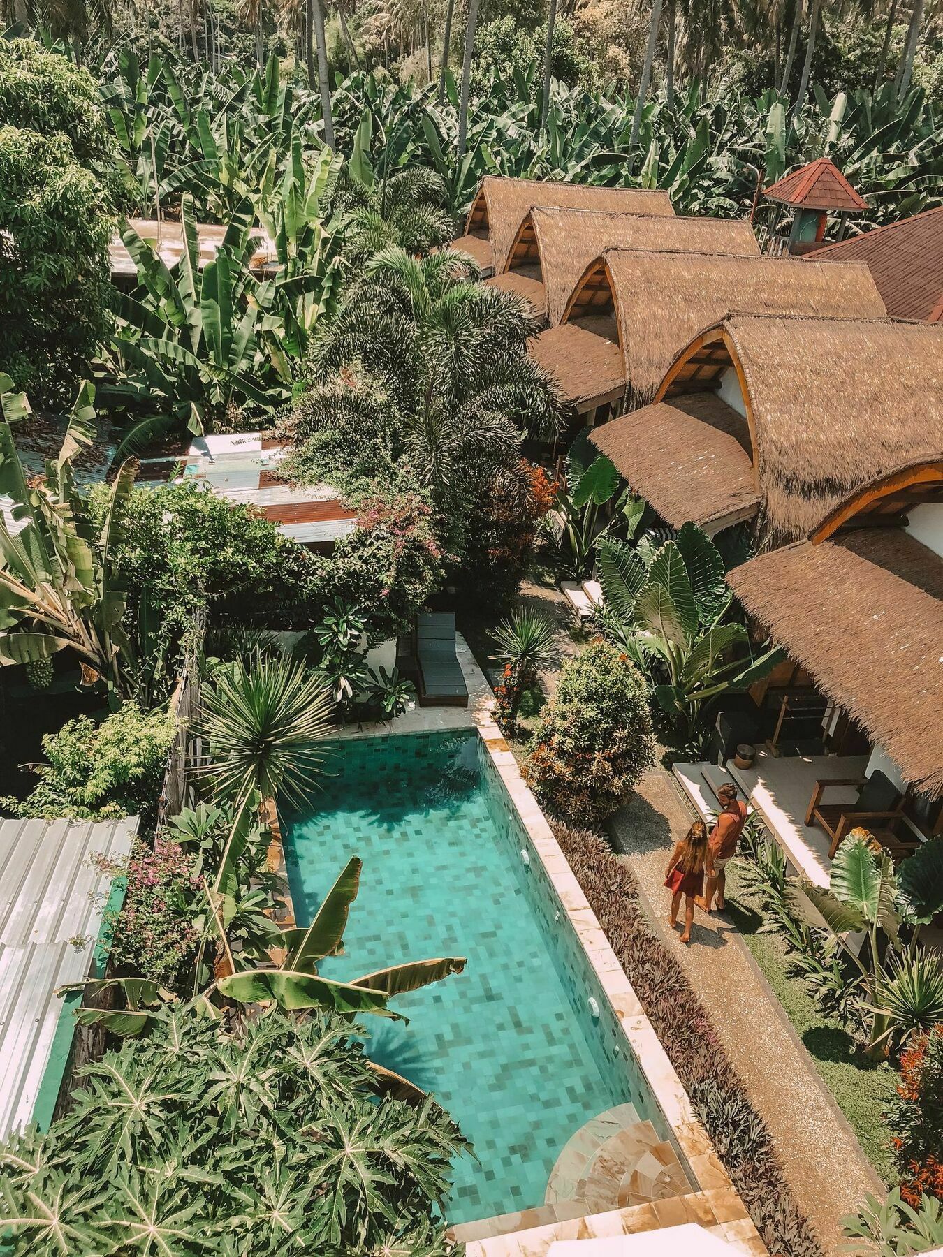 Teras Lombok Bungalow Senggigi Bagian luar foto
